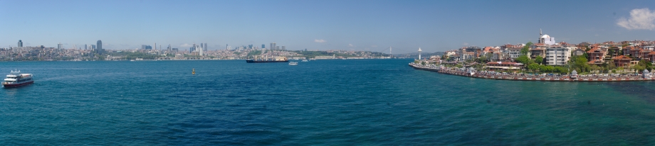 Blick vom Leanderturm in Richtung Schwarzes Meer.